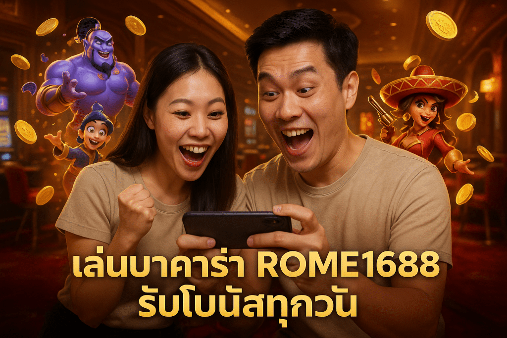 เล่นบาคาร่า ROME1688 รับโบนัสทุกวัน