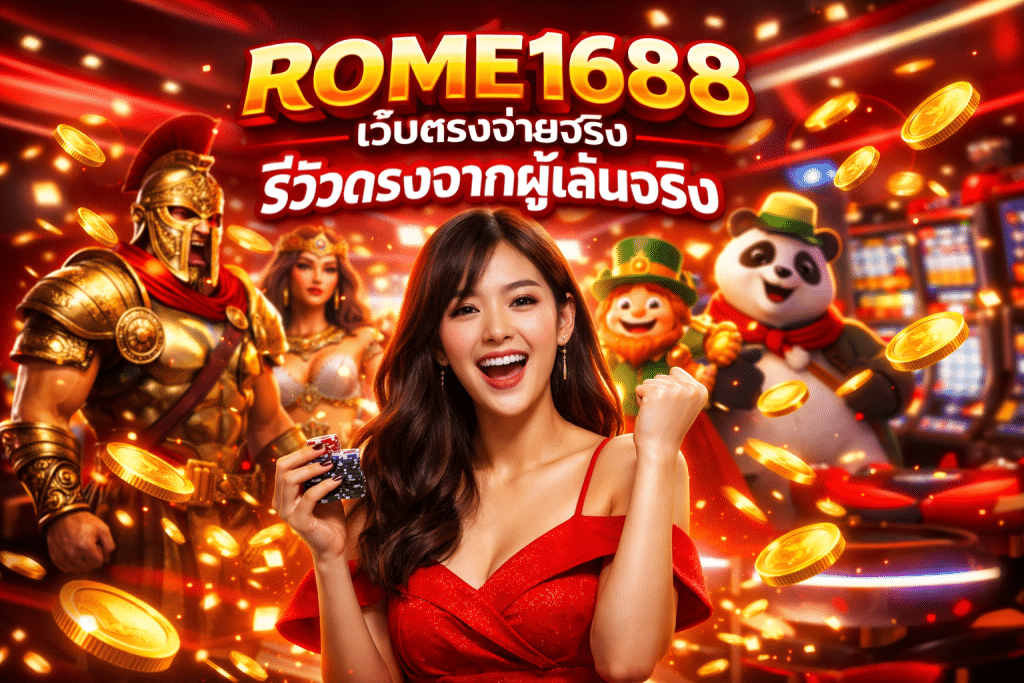 ROME1688 เว็บตรงจ่ายจริง รีวิวตรงจากผู้เล่นจริง